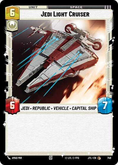 Jedi Light Cruiser - Foil (Jump to Lightspeed)(JTL-0749/1122)(C)