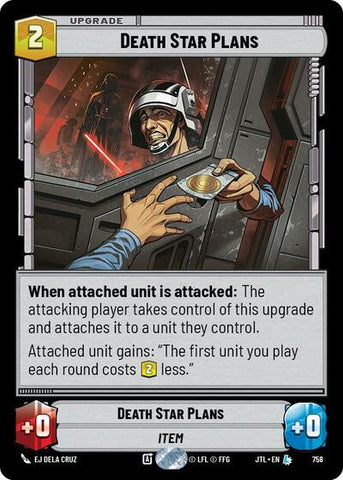 Death Star Plans - Foil (Jump to Lightspeed)(JTL-0758/1122)(L)