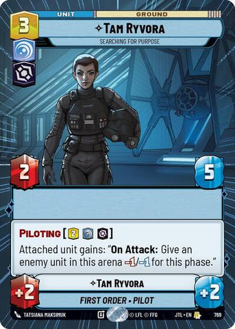 Tam Ryvora, Searching For Purpose - Hyperspace - Foil (Jump to Lightspeed)(JTL-0769/1122)(R)