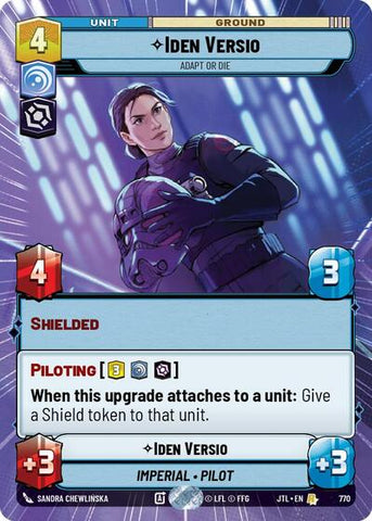 Iden Versio, Adapt or Die - Hyperspace - Foil (Jump to Lightspeed)(JTL-0770/1122)(R)