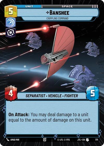 Banshee, Crippling Command - Hyperspace - Foil (Jump to Lightspeed)(JTL-0771/1122)(U)