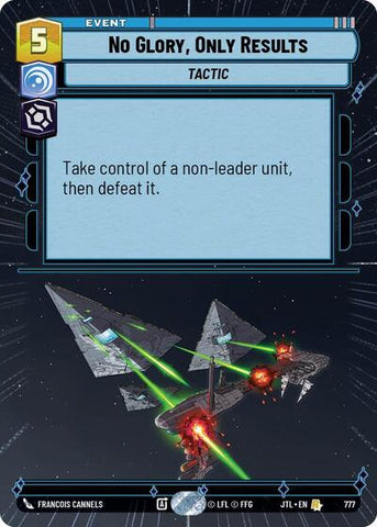 No Glory, Only Results - Hyperspace - Foil (Jump to Lightspeed)(JTL-0777/1122)(R)