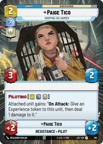 Paige Tico, Dropping the Hammer - Hyperspace - Foil (Jump to Lightspeed)(JTL-0780/1122)(U)