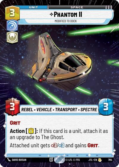 Phantom II, Modified to Dock - Hyperspace - Foil (Jump to Lightspeed)(JTL-0784/1122)(R)