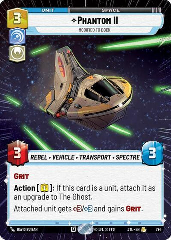 Phantom II, Modified to Dock - Hyperspace - Foil (Jump to Lightspeed)(JTL-0784/1122)(R)