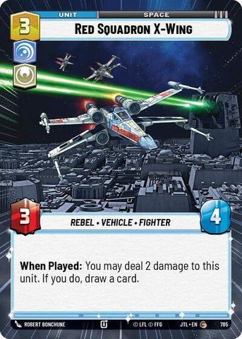 Red Squadron X-Wing - Hyperspace - Foil (Jump to Lightspeed)(JTL-0785/1122)(C)