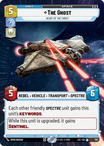 The Ghost, Heart of the Family - Hyperspace - Foil (Jump to Lightspeed)(JTL-0787/1122)(L)