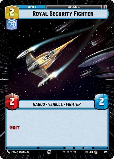 Royal Security Fighter - Hyperspace - Foil (Jump to Lightspeed)(JTL-0795/1122)(C)