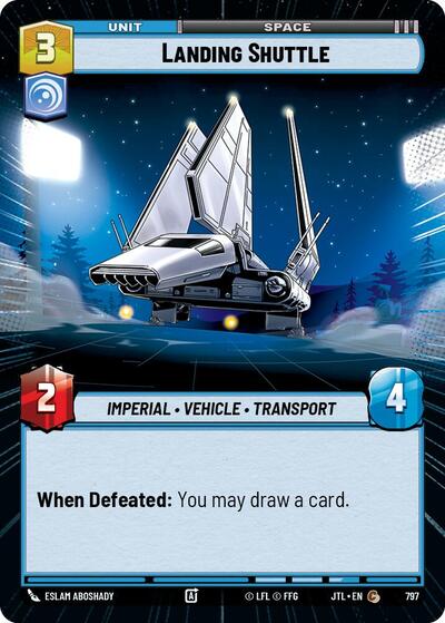 Landing Shuttle - Hyperspace - Foil (Jump to Lightspeed)(JTL-0797/1122)(C)