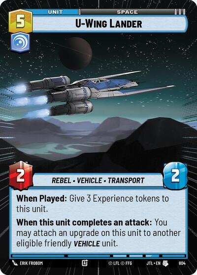 U-Wing Lander - Hyperspace - Foil (Jump to Lightspeed)(JTL-0804/1122)(U)