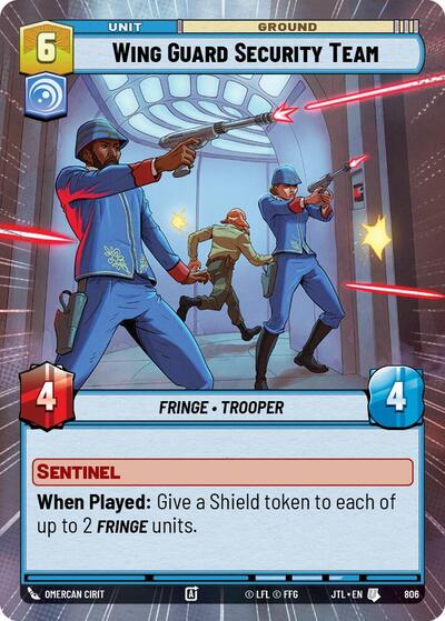 Wing Guard Security Team - Hyperspace - Foil (Jump to Lightspeed)(JTL-0806/1122)(U)