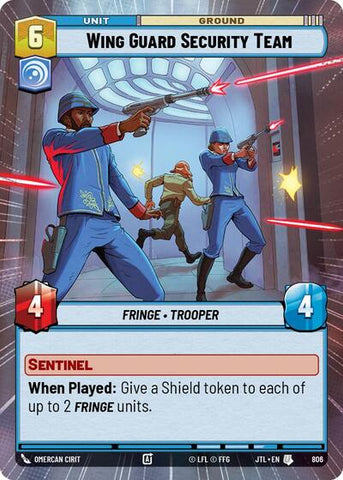 Wing Guard Security Team - Hyperspace - Foil (Jump to Lightspeed)(JTL-0806/1122)(U)