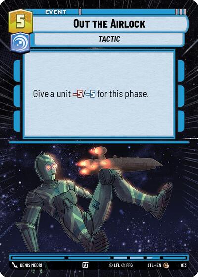 Out the Airlock - Hyperspace - Foil (Jump to Lightspeed)(JTL-0813/1122)(C)