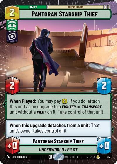 Pantoran Starship Thief - Hyperspace - Foil (Jump to Lightspeed)(JTL-0817/1122)(R)