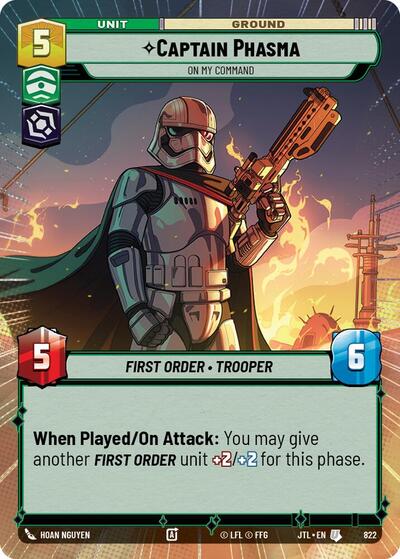 Captain Phasma, On My Command - Hyperspace - Foil (Jump to Lightspeed)(JTL-0822/1122)(U)