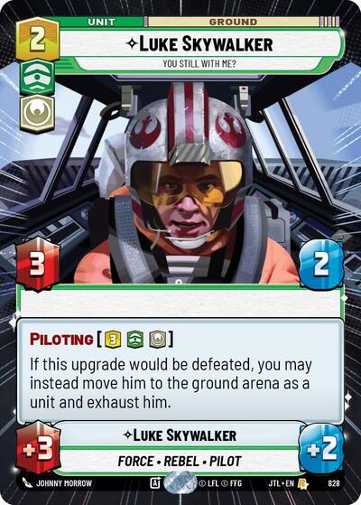 Luke Skywalker, You Still With Me? - Hyperspace - Foil (Jump to Lightspeed)(JTL-0828/1122)(R)