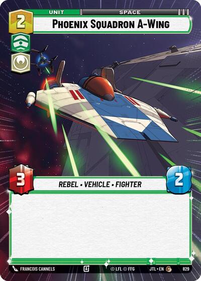 Phoenix Squadron A-Wing - Hyperspace - Foil (Jump to Lightspeed)(JTL-0829/1122)(C)
