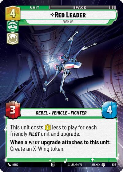 Red Leader, Form Up - Hyperspace - Foil (Jump to Lightspeed)(JTL-0835/1122)(U)
