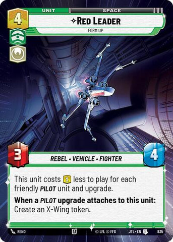 Red Leader, Form Up - Hyperspace - Foil (Jump to Lightspeed)(JTL-0835/1122)(U)