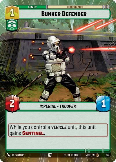 Bunker Defender - Hyperspace - Foil (Jump to Lightspeed)(JTL-0841/1122)(C)