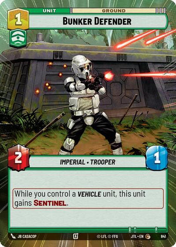 Bunker Defender - Hyperspace - Foil (Jump to Lightspeed)(JTL-0841/1122)(C)