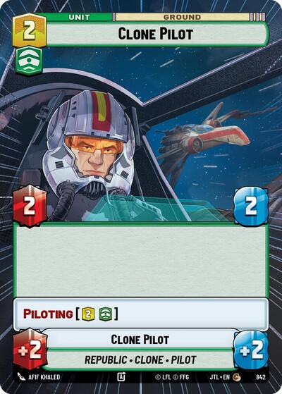 Clone Pilot - Hyperspace - Foil (Jump to Lightspeed)(JTL-0842/1122)(C)