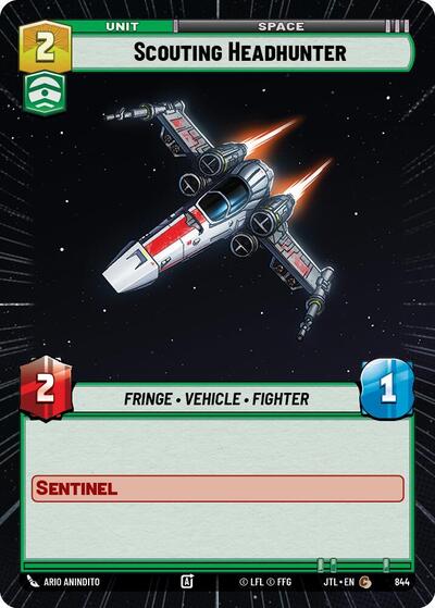 Scouting Headhunter - Hyperspace - Foil (Jump to Lightspeed)(JTL-0844/1122)(C)