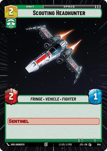 Scouting Headhunter - Hyperspace - Foil (Jump to Lightspeed)(JTL-0844/1122)(C)