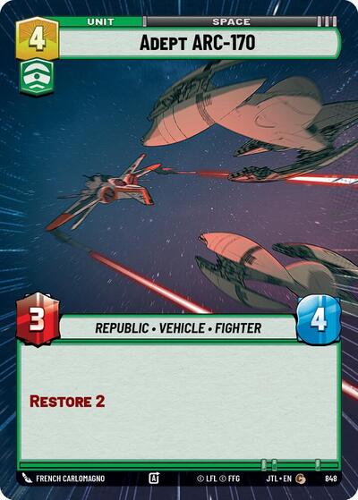 Adept ARC-170 - Hyperspace - Foil (Jump to Lightspeed)(JTL-0848/1122)(C)