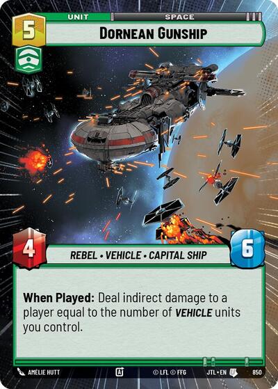 Dornean Gunship - Hyperspace - Foil (Jump to Lightspeed)(JTL-0850/1122)(U)