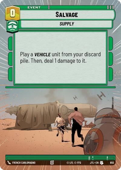 Salvage - Hyperspace - Foil (Jump to Lightspeed)(JTL-0855/1122)(U)