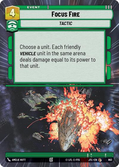 Focus Fire - Hyperspace - Foil (Jump to Lightspeed)(JTL-0863/1122)(C)