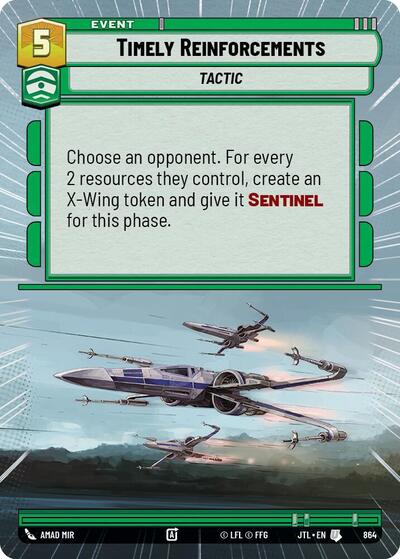 Timely Reinforcements - Hyperspace - Foil (Jump to Lightspeed)(JTL-0864/1122)(U)