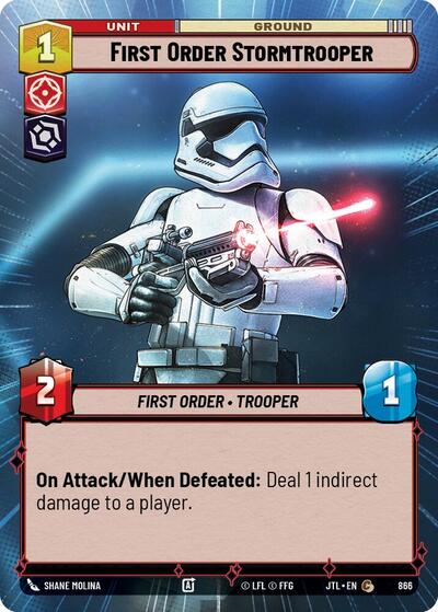 First Order Stormtrooper - Hyperspace - Foil (Jump to Lightspeed)(JTL-0866/1122)(C)