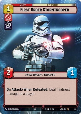 First Order Stormtrooper - Hyperspace - Foil (Jump to Lightspeed)(JTL-0866/1122)(C)