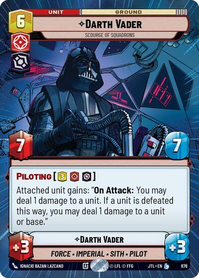 Darth Vader, Scourge of Squadrons - Hyperspace - Foil (Jump to Lightspeed)(JTL-0876/1122)(L)