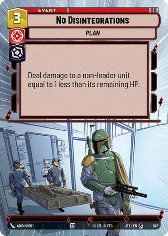 No Disintegrations - Hyperspace - Foil (Jump to Lightspeed)(JTL-0878/1122)(S)