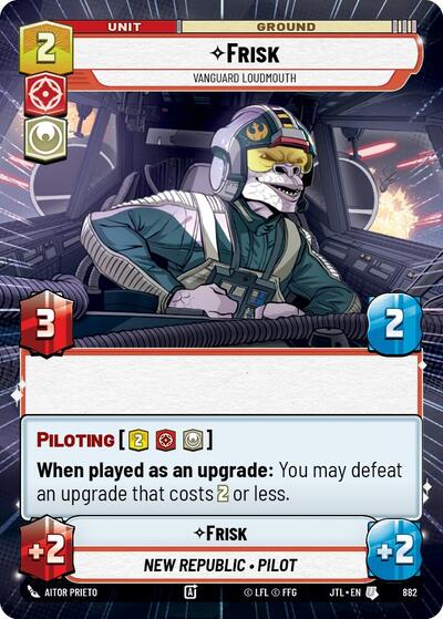 Frisk, Vanguard Loudmouth - Hyperspace - Foil (Jump to Lightspeed)(JTL-0882/1122)(U)