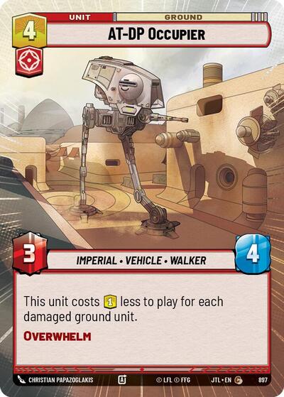 AT-DP Occupier - Hyperspace - Foil (Jump to Lightspeed)(JTL-0897/1122)(C)