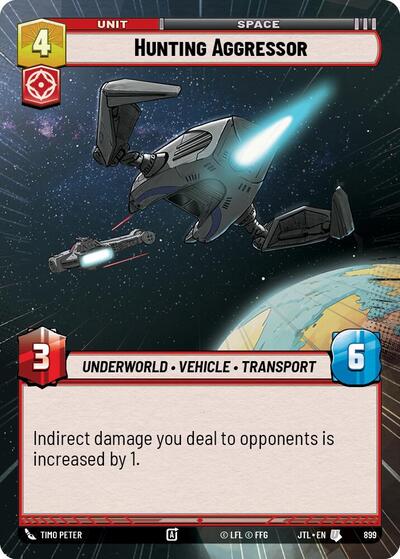 Hunting Aggressor - Hyperspace - Foil (Jump to Lightspeed)(JTL-0899/1122)(U)