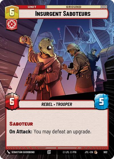 Insurgent Saboteurs - Hyperspace - Foil (Jump to Lightspeed)(JTL-0902/1122)(C)