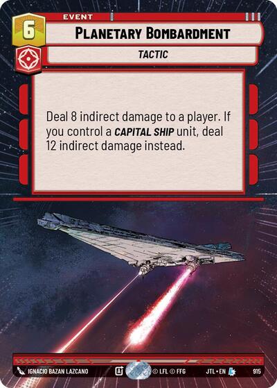 Planetary Bombardment - Hyperspace - Foil (Jump to Lightspeed)(JTL-0915/1122)(L)