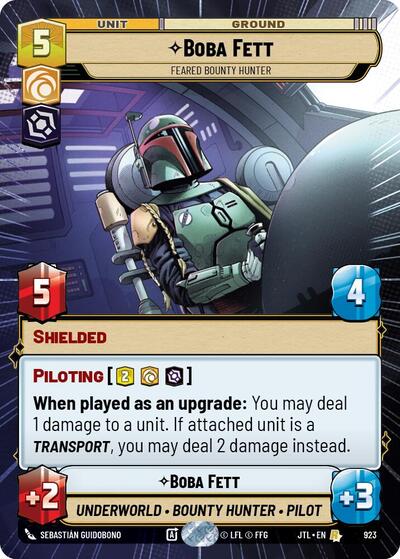 Boba Fett, Feared Bounty Hunter - Hyperspace - Foil (Jump to Lightspeed)(JTL-0923/1122)(R)