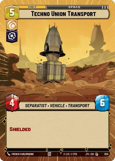 Techno Union Transport - Hyperspace - Foil (Jump to Lightspeed)(JTL-0924/1122)(C)
