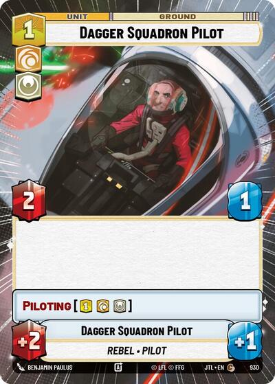 Dagger Squadron Pilot - Hyperspace - Foil (Jump to Lightspeed)(JTL-0930/1122)(C)