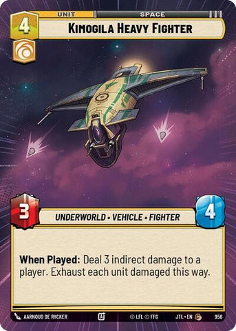 Kimogila Heavy Fighter - Hyperspace - Foil (Jump to Lightspeed)(JTL-0956/1122)(C)