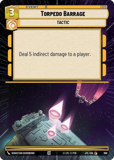 Torpedo Barrage - Hyperspace - Foil (Jump to Lightspeed)(JTL-0968/1122)(C)