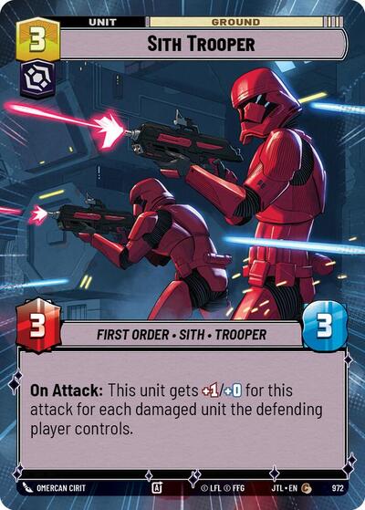Sith Trooper - Hyperspace - Foil (Jump to Lightspeed)(JTL-0972/1122)(C)
