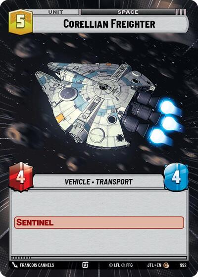 Corellian Freighter - Hyperspace - Foil (Jump to Lightspeed)(JTL-0992/1122)(C)