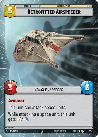Retrofitted Airspeeder - Hyperspace - Foil (Jump to Lightspeed)(JTL-0993/1122)(U)